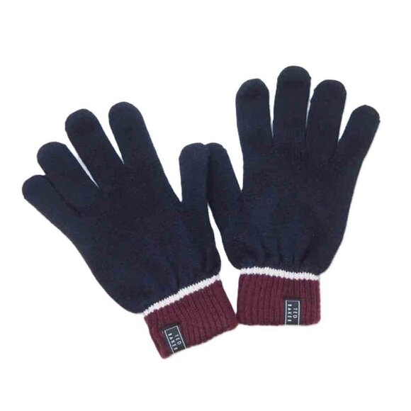 Ted Baker Winter Gloves Cotton Wool Cashmere Polyamide Men's Size M - L - Picture 1 of 1